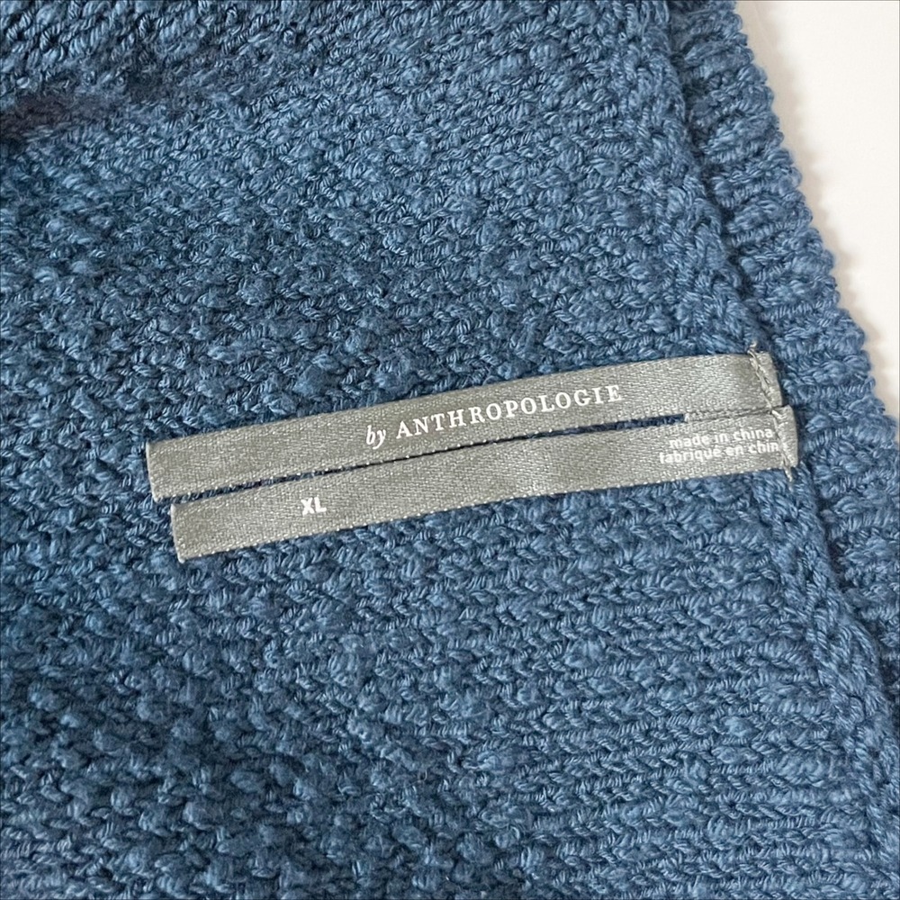 Anthropologie Sleeveless Scoop Neck Icon Mini Sweater Dress XL Knit Sailboat - Picture 10 of 13